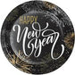 Elegant New Year Dinner Plates
