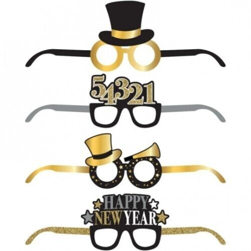New Year’s Paper Eyeglasses
