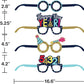 Printed New Year’s Paper Eyeglasses