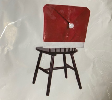 Santa Hat Christmas Chair Cover