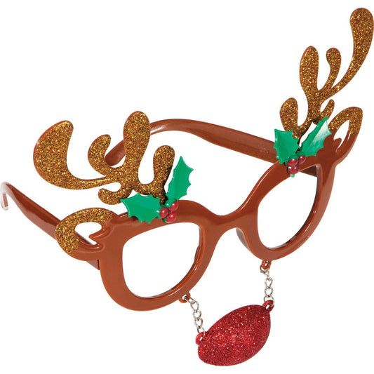 Reindeer Glasses with Antlers