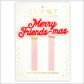 Acrylic Merry Friends-mas Cake Topper