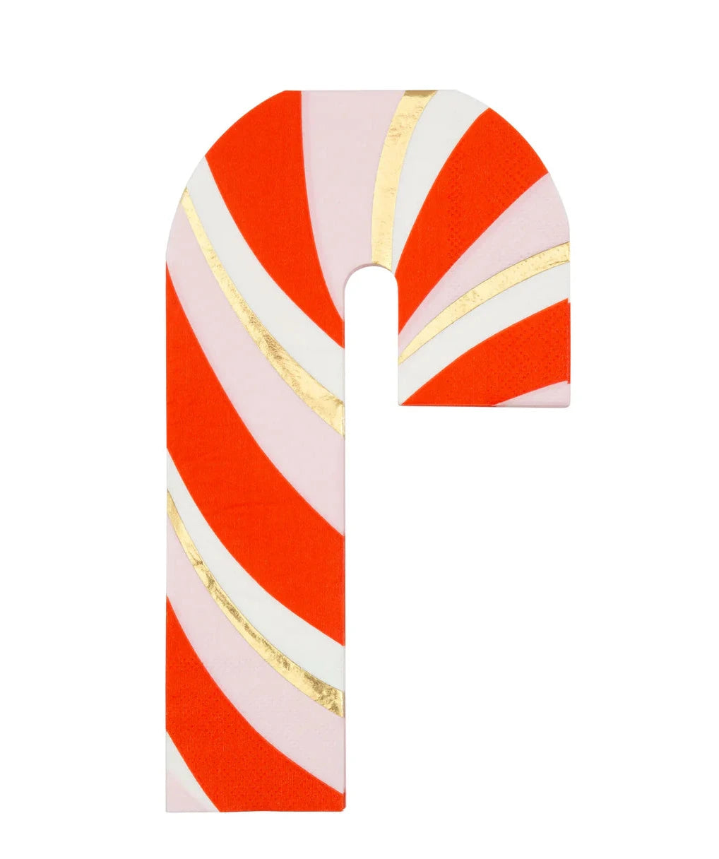 Candy Cane Napkins (x16)