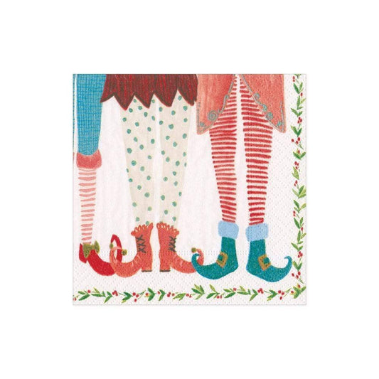 Elf Stocking Cocktail Napkins