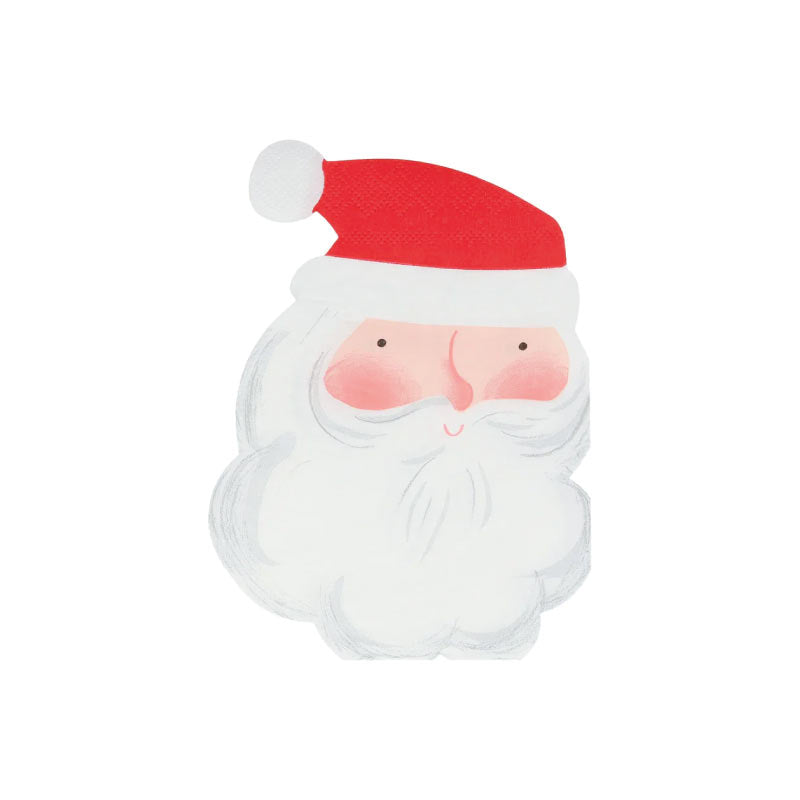 Jolly Santa Napkins (x16)