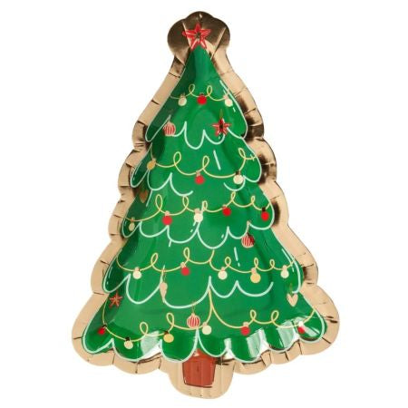 Christmas Tree Paper Plates