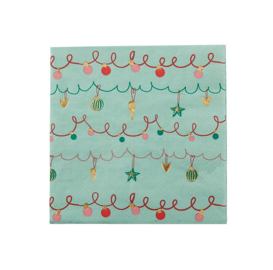 Deck the Halls Luncheon Napkins