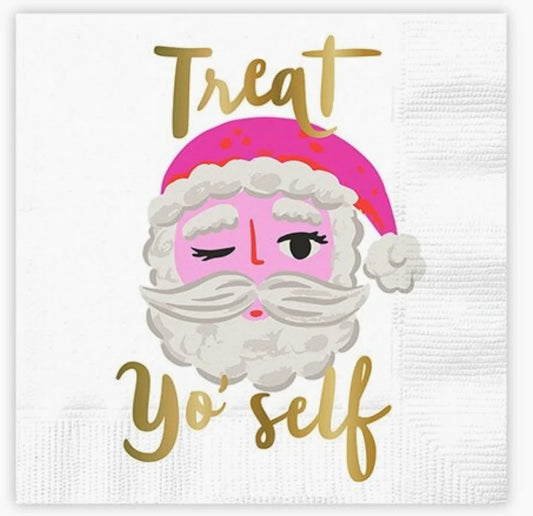 Treat Yo’ Self Beverage Napkins