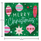 Merry Christmas Beverage Napkins