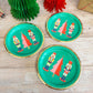 Vibrant Nutcracker Dessert Plates