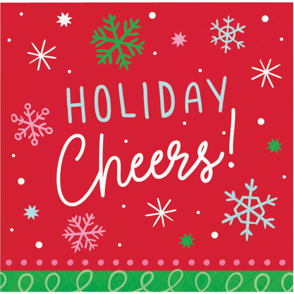 Holiday Cheers! Beverage Napkins