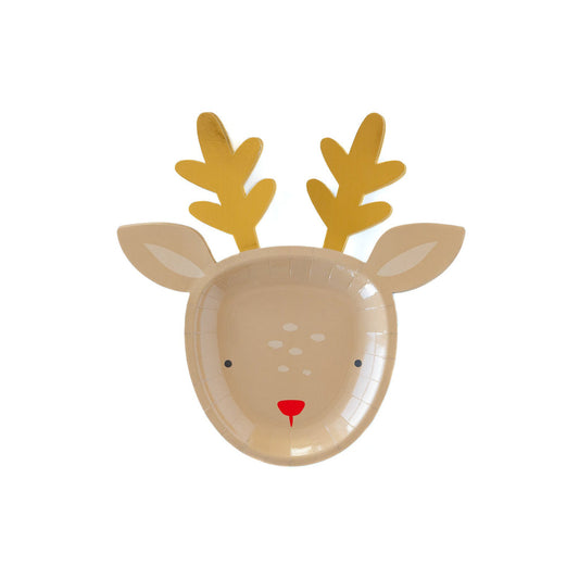 Dear Rudolph Shaped Plates