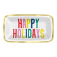 Happy Holidays Rectangular Plates