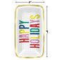Happy Holidays Rectangular Plates