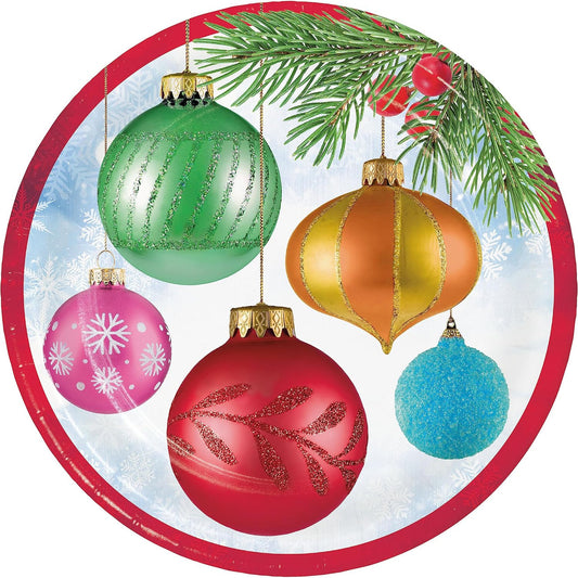 Bright Ornaments Dinner Plates