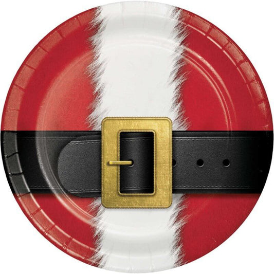 Santa’s Suit Dinner Plates