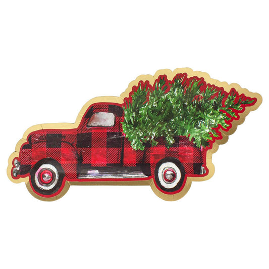 Buffalo Check Truck Plate