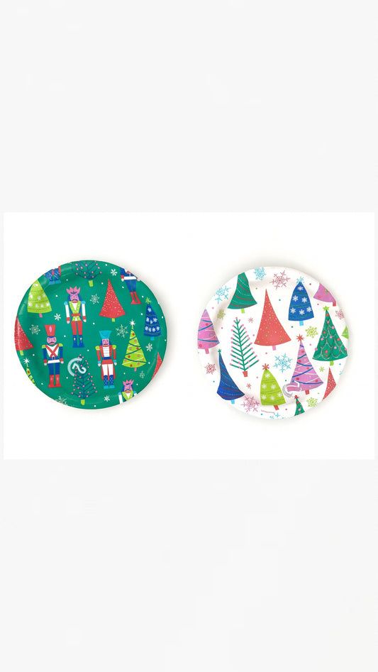 Holiday Round Dinner Plates