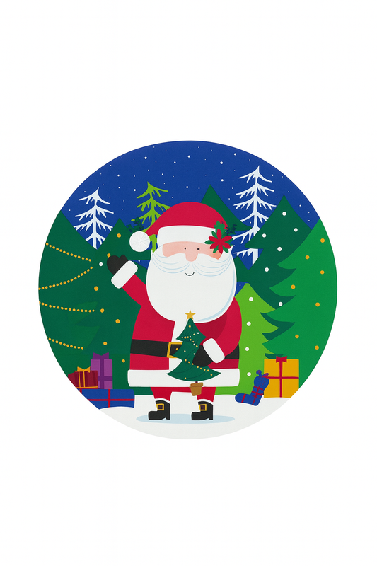Santa Round Dinner Platee