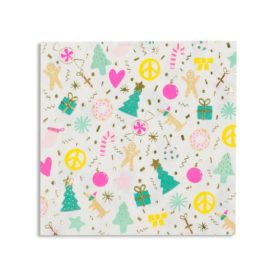 Merry and Bright Lunch Napkins