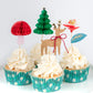 Winter Woodland Cupcake Kit (x24 toppers)
