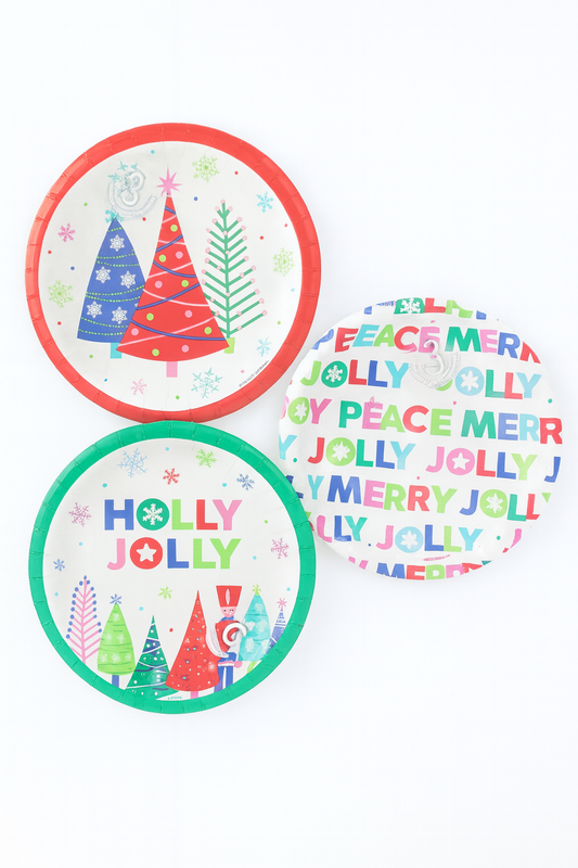 Christmas Assorted Dessert Plates
