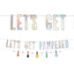 Spa Party “Lets Get Pampered” Banner