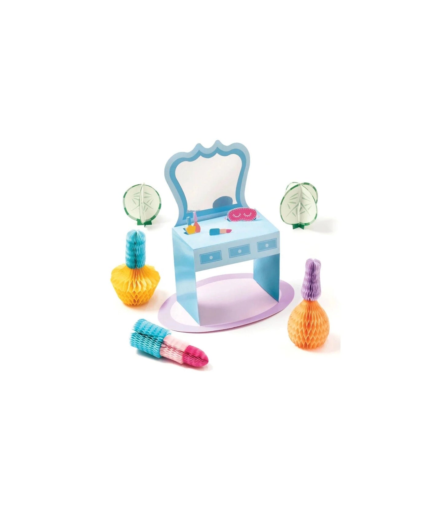 Spa Party Makeup Table Decorations