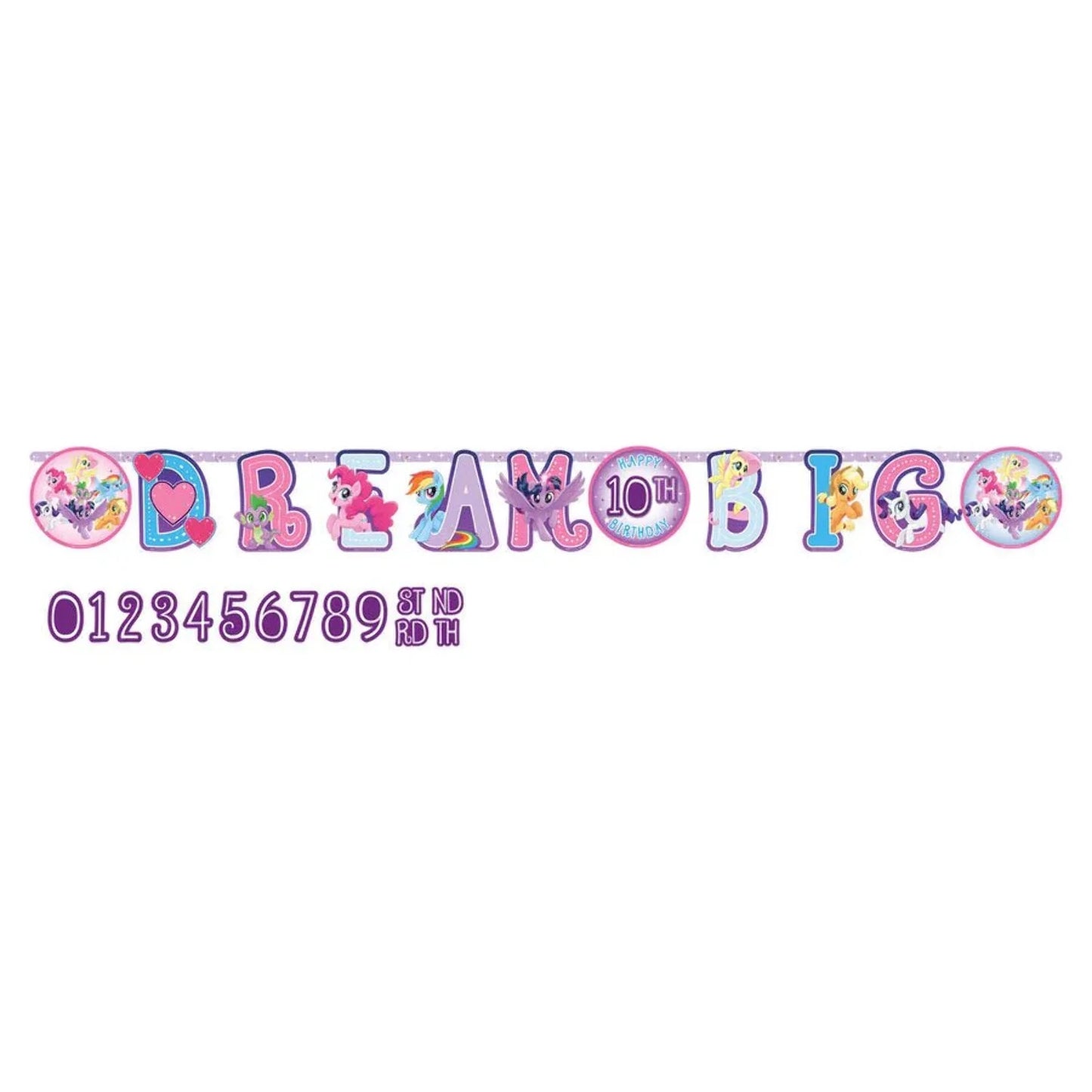 My Little Pony Jumbo Letter Banner Kit