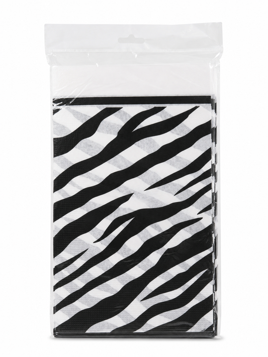 Zebra Paper Table Cover