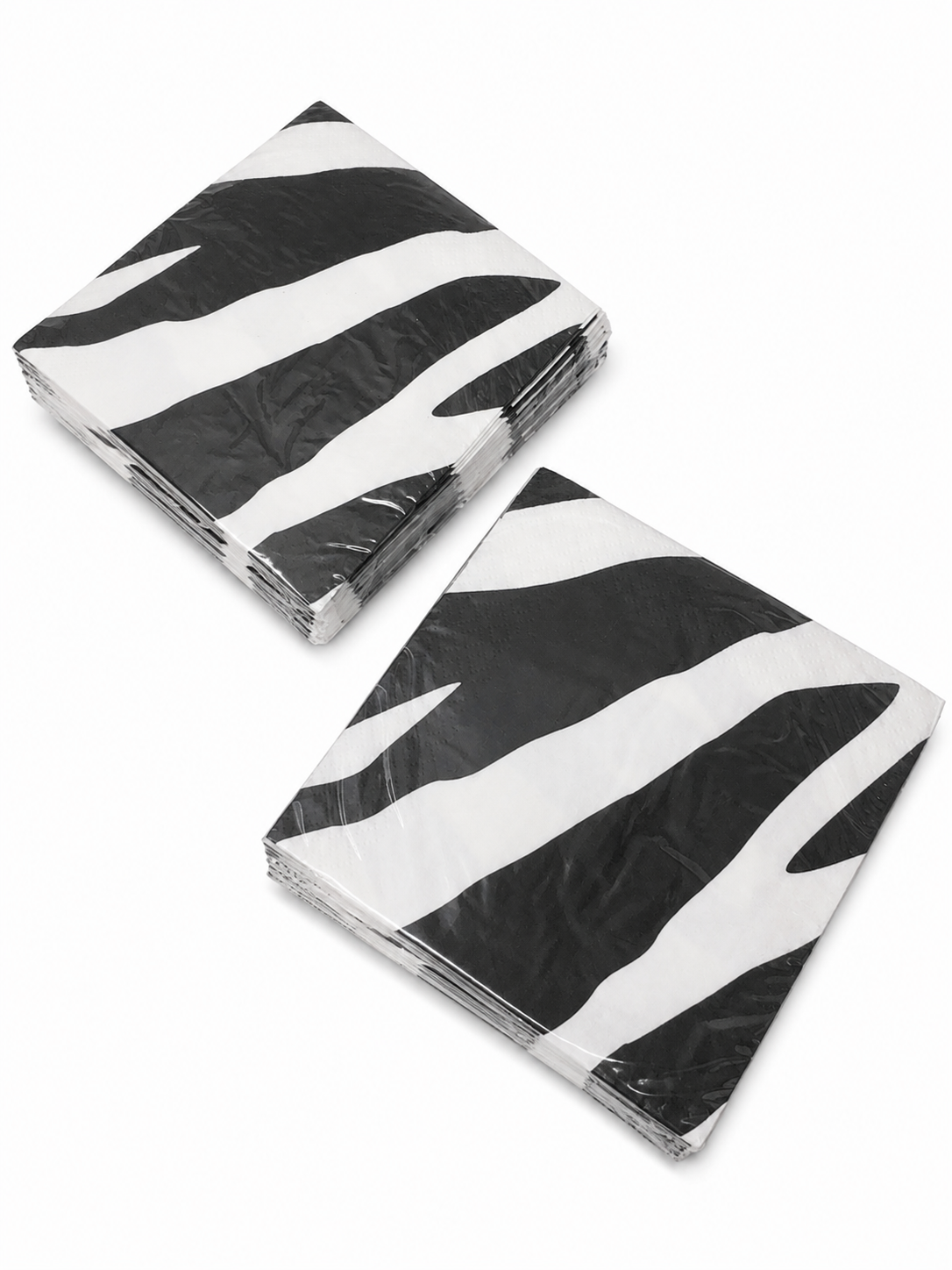 Animal Print Zebra Beverage Napkins