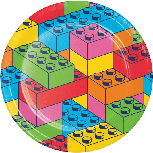 Lego/ Block Party Dinner Plates