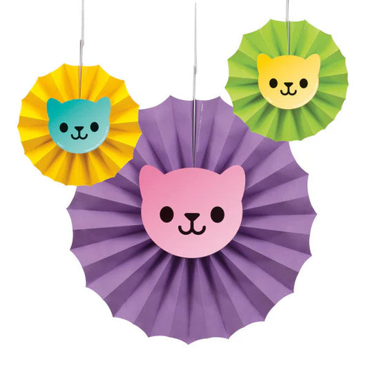 Gabby’s Dollhouse Paper Fan Hanging Sign Decorations