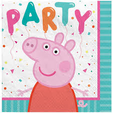 Peppa Pig Confetti Beverage Napkins