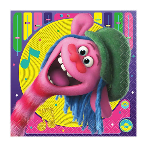 Trolls World Tour Beverage Napkins