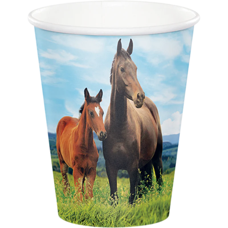 Horse and Pony Paper Cups