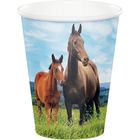 Horse and Pony Paper Cups