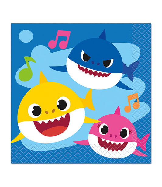 Baby Shark Beverage Napkins