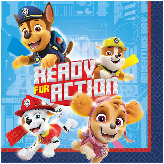 Paw Patrol “Ready For Action” Beverage Napkins