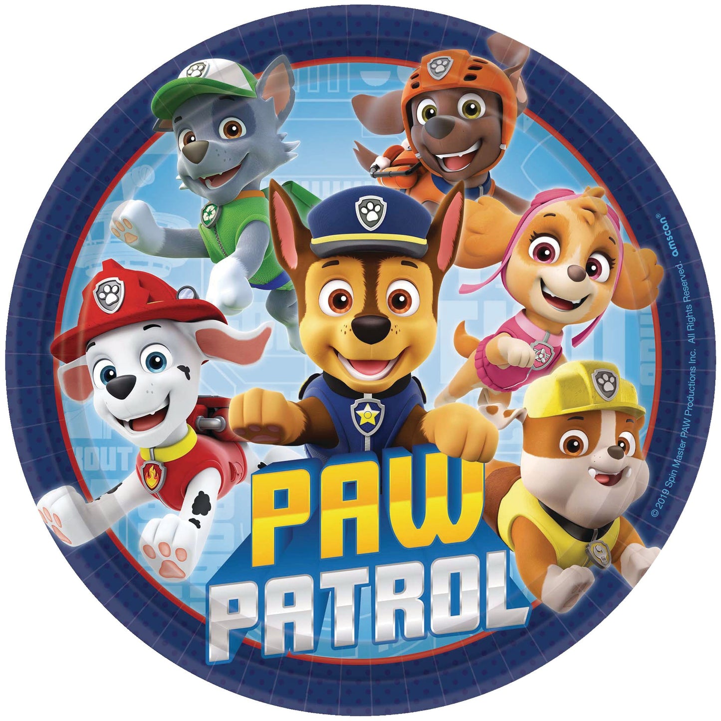 Paw Patrol Dessert Plates