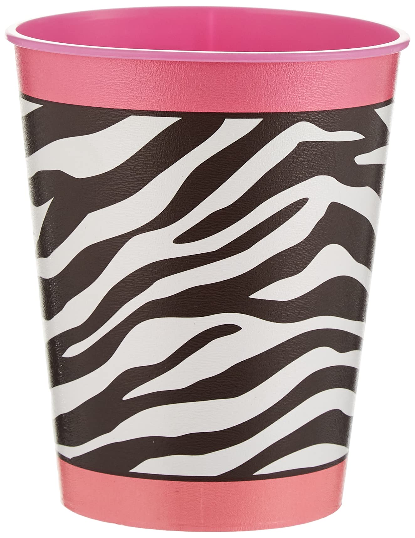 Oh Fabulous Pink Zebra Print Favor Plastic Cup