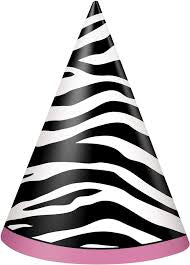 Zebra Passion Party Hats