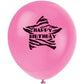 Zebra Passion Pink Print Latex Balloons