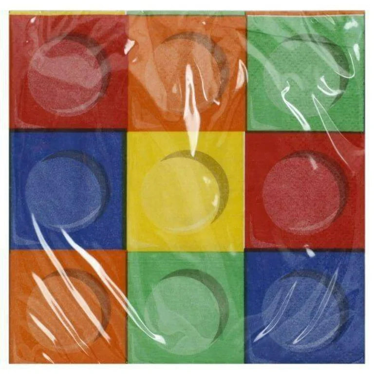 Lego/ Block Party Beverage Napkins