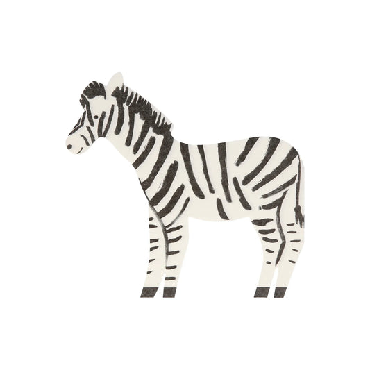 Safari Zebra Napkins (x16)