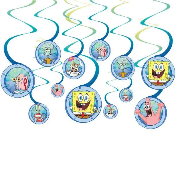 Spongebob Swirl Decorations