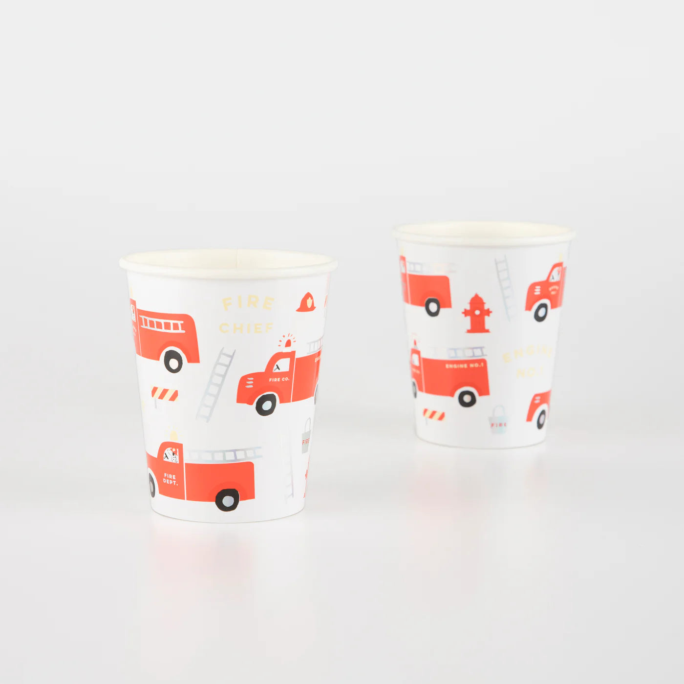 Fire Truck Cups (x8)