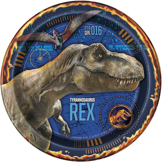 Jurassic World Dinner Plates