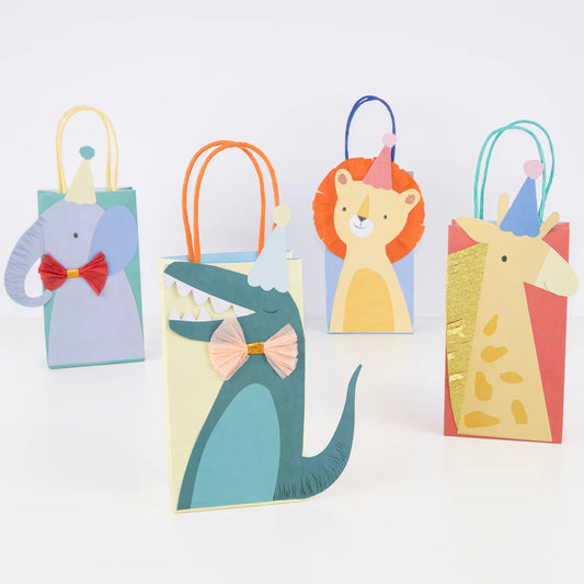 Animal Parade Party Bags (x8)