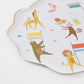 Animal Parade Dinner Plates (x8)